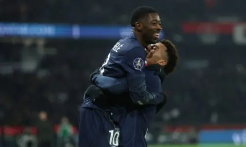 PSG: el espectacular gesto de Ousmane Dembélé