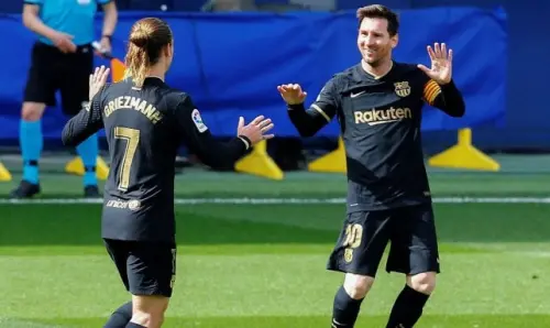 Liga: Antoine Griezmann supera a Lionel Messi