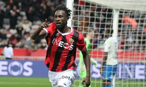 Niza: los lamentos de Evann Guessand tras el partido contra Mónaco